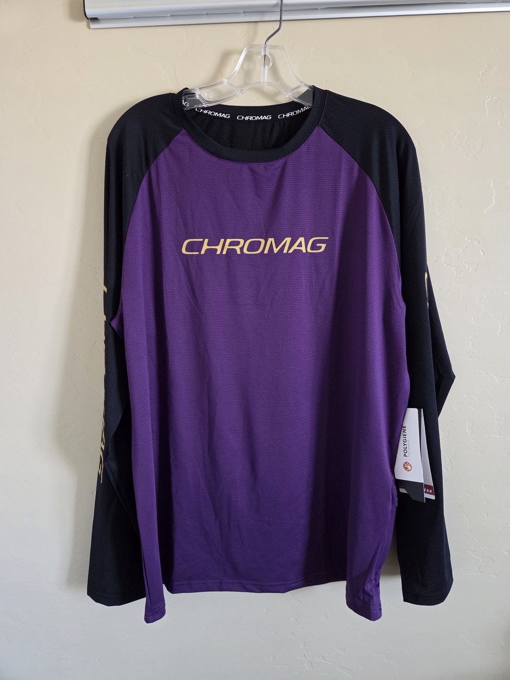 Men's Purple & Black Long Sleeve Jersey